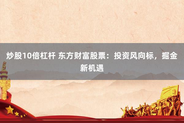 炒股10倍杠杆 东方财富股票：投资风向标，掘金新机遇
